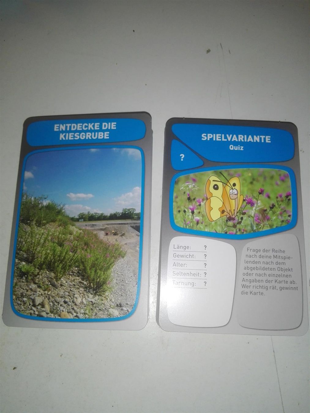 Giochi: Quartett - Entdecke die Kiesgrube – Usato da St. Gallen venduto da elk2020 2