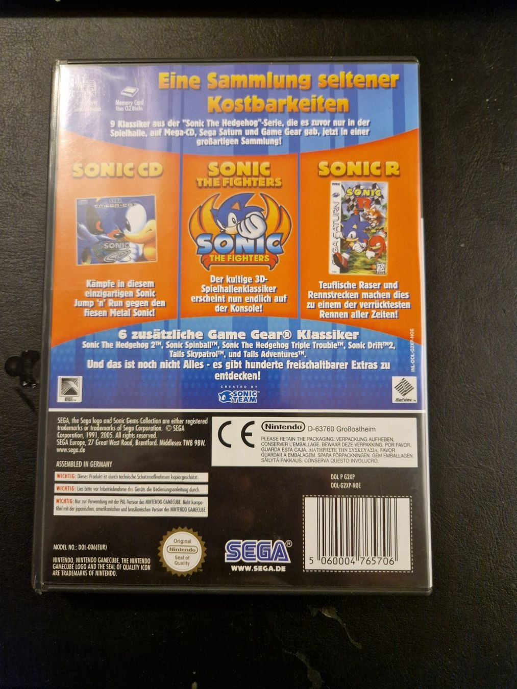 Nintendo Spiele: Nintendo Gamecube -  Sonic Gems Collection – Gebraucht aus Rain von Rou_z26r 1