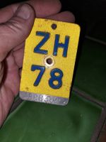 Vintage ZH 78 Mofaschild