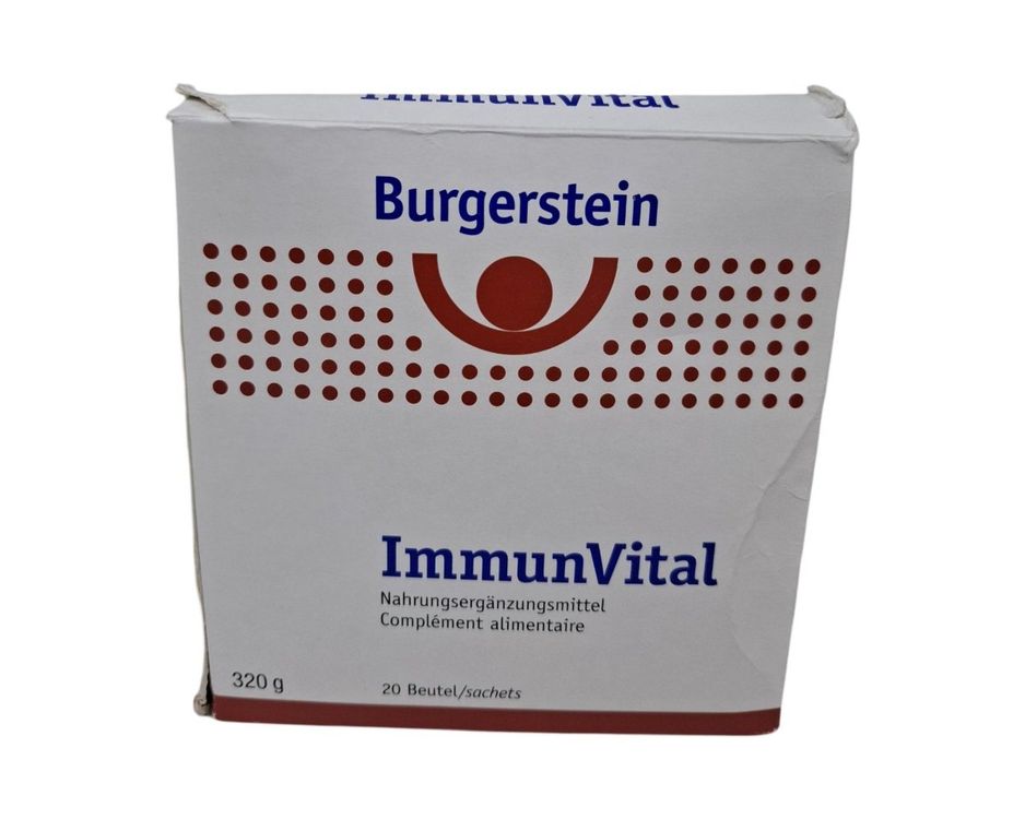 Lebensmittel & Spezialitäten: BURGERSTEIN  Immun Vital 20 Beutel MDH 12/2025 – Neu (gemäss Beschreibung) aus Solothurn von Restwert_SO 6