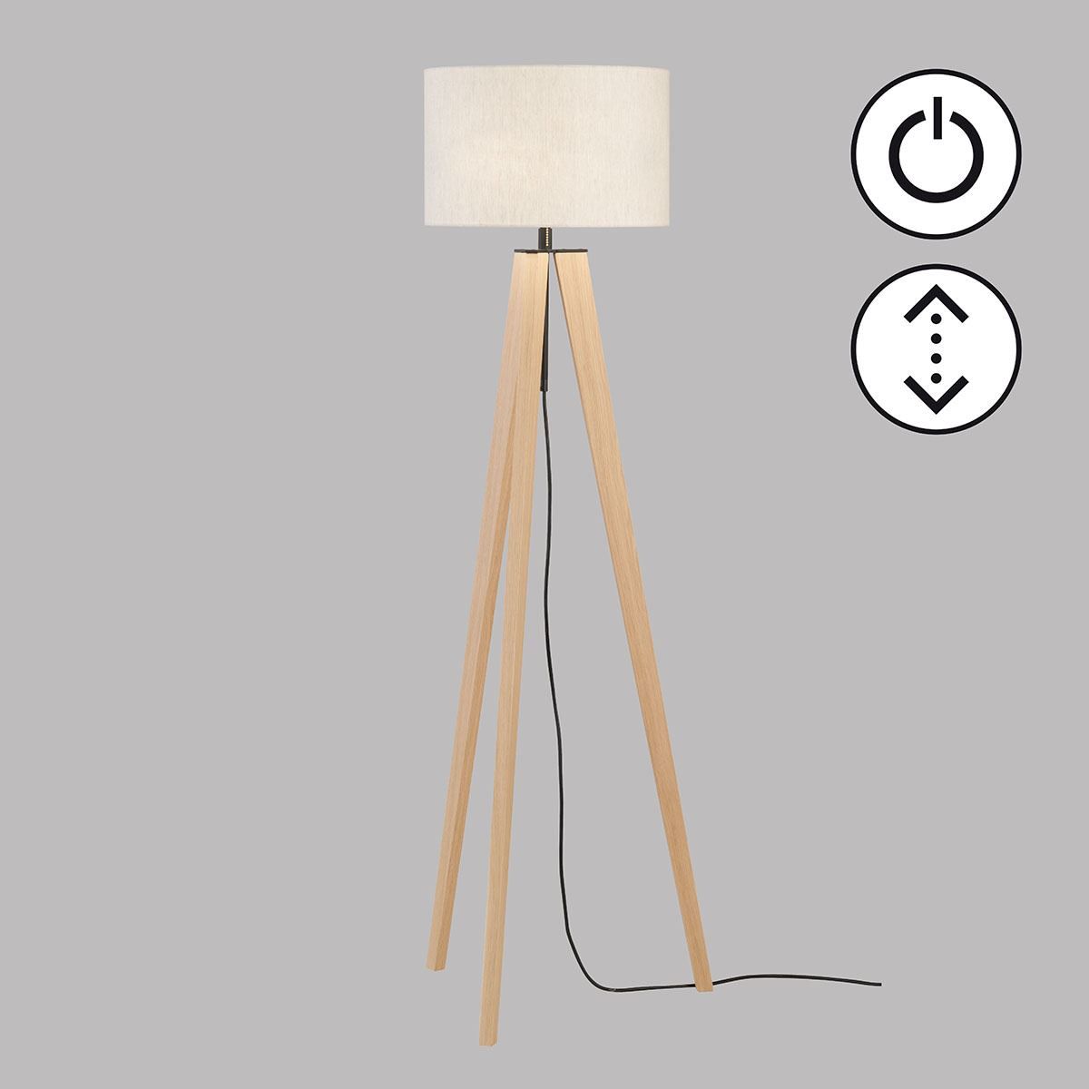 Lampen: Stehleuchte, Holz, 54 cm Ø – Neu (gemäss Beschreibung) aus Kreuzlingen von Smart-Light