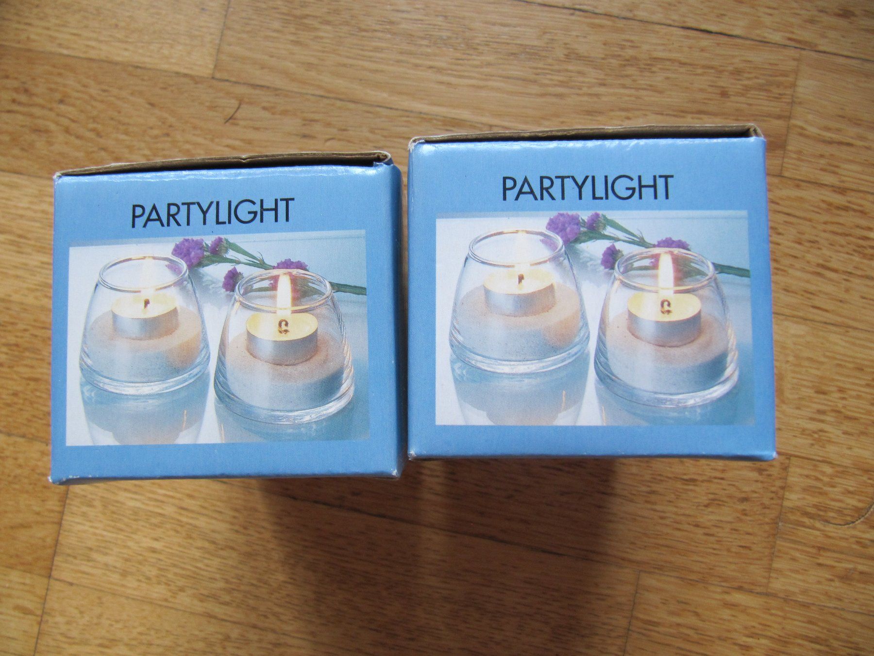 Partylite Tutte le decorazioni: 4 Windlichter Winterlichter Tischdekoration Tealights – Nuovo e nell'imballaggio originale da Würenlos venduto da Carabella0 3