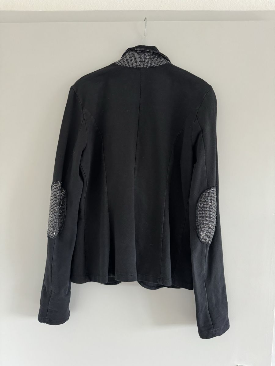 Jacken: Schwarzer Blazer mit Pailletten-Details Gr. S – Neu (gemäss Beschreibung) aus Solothurn von SchoeneSachen20 2
