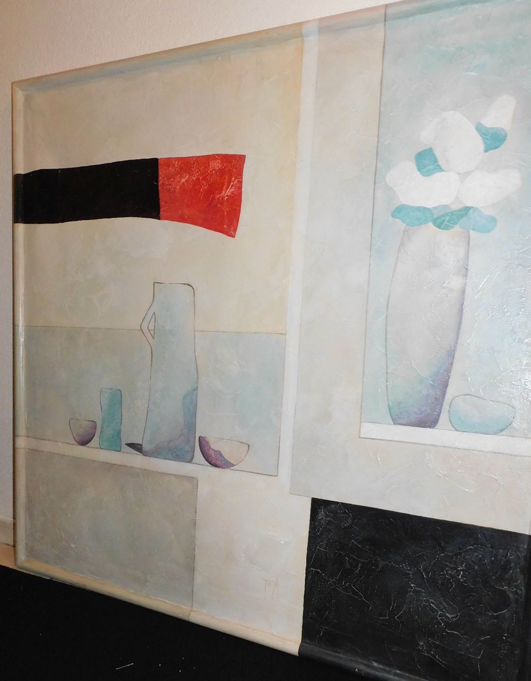 Dipinti: Kunst Gemälde gr Ölgemälde   106 cm x 104 – Usato da Sursee venduto da 76 1