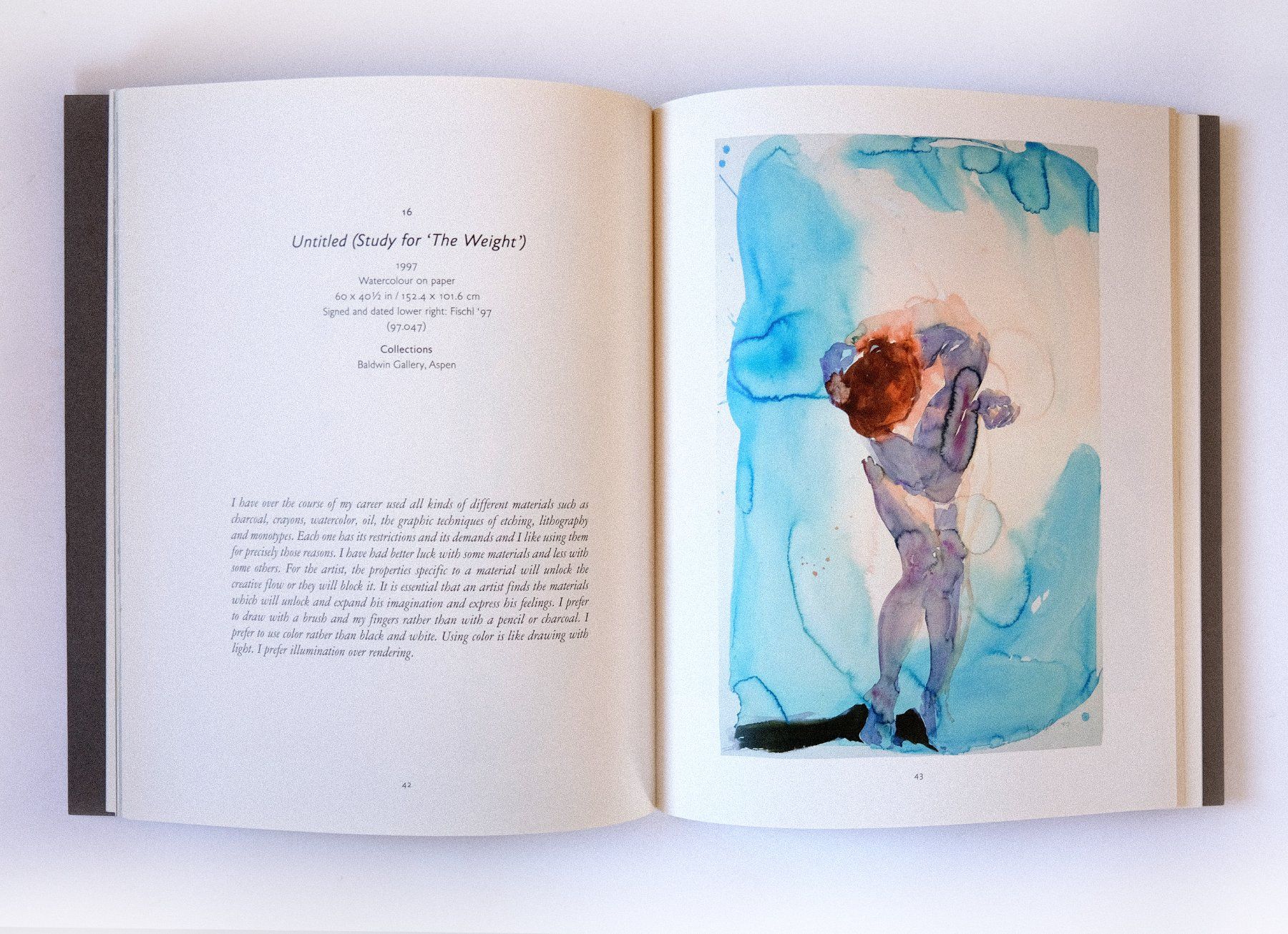 Libri: Eric Fischl. Thomas Gibson Fine Art Ltd. 2007 – Usato da Zürich venduto da Tulsa1968 2