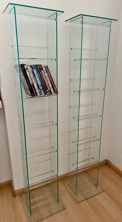 Racks & Ständer: CD- & Blueray Ständer aus Glas – Gebraucht aus Pratteln von Djfamily