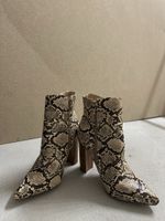Schlangeleder Stiefeletten Gr. 40 - Herbst Style!