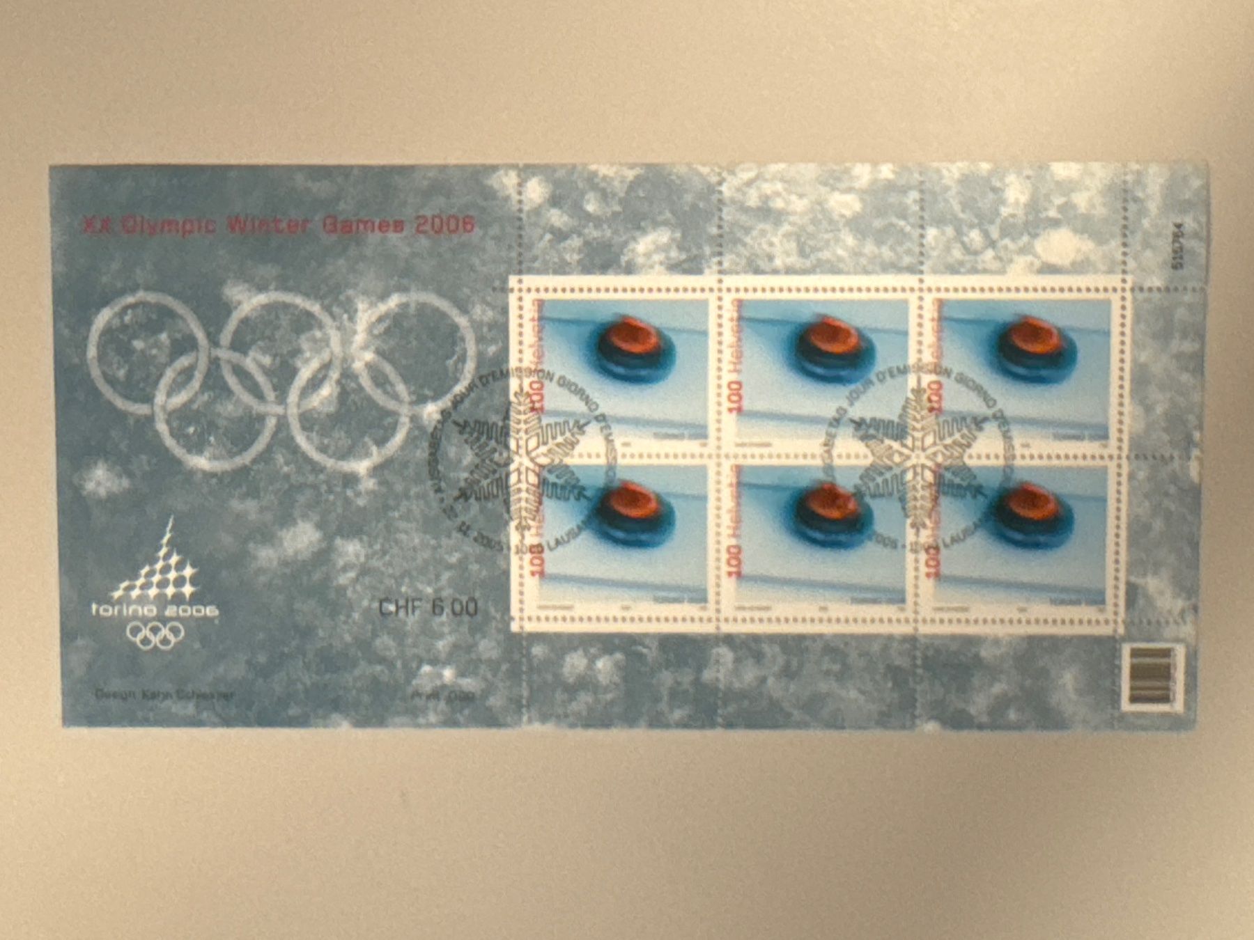 Alle Briefmarken: 2006 Olympic Winter Games Torino, ET Stempel – Gebraucht aus Küssnacht am Rigi von SUOMIMASTER