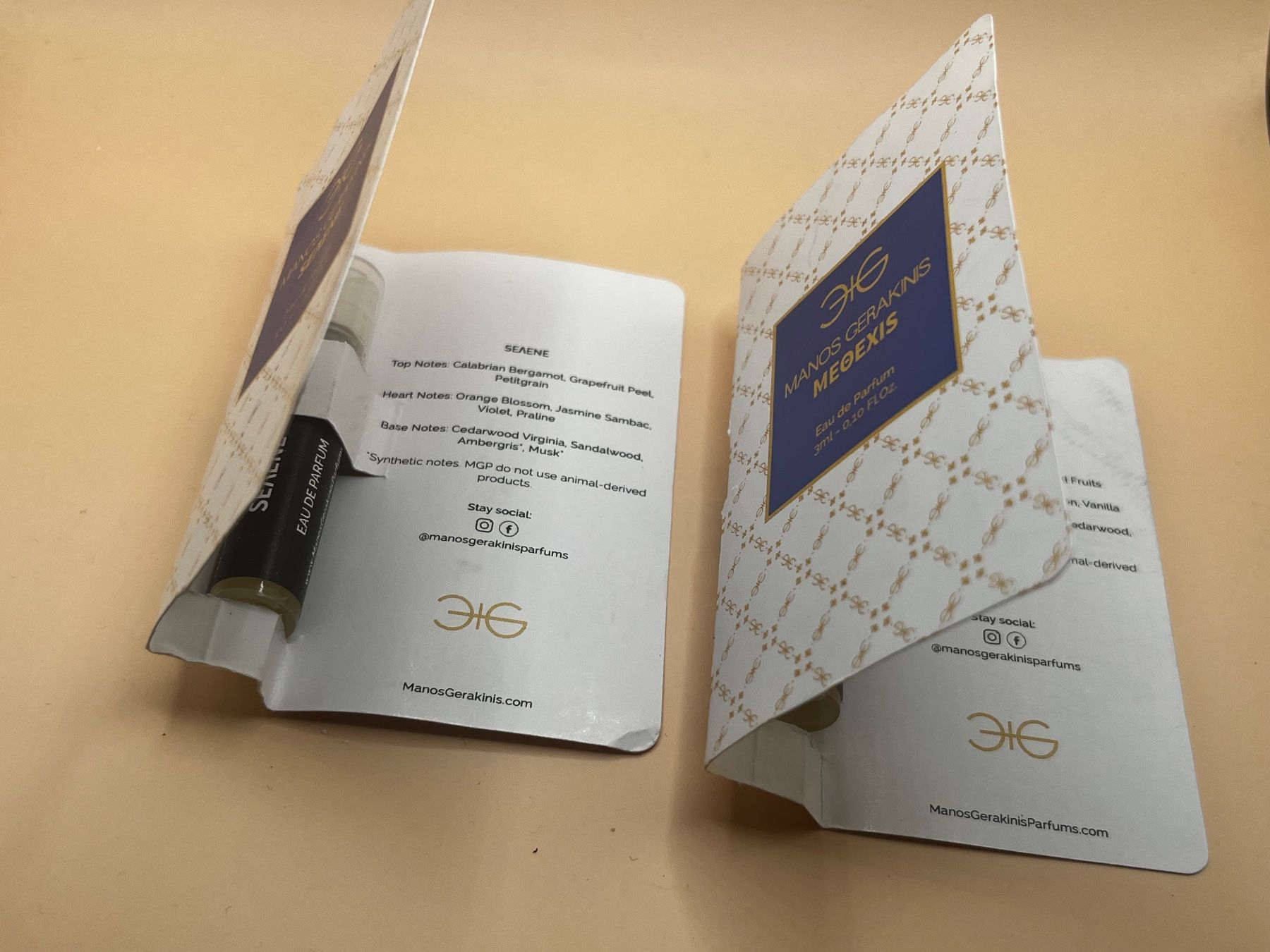 Profumi & Eau de Toilette: NICHE EDP by Manos Gerakinis x2 – Nuovo e nell'imballaggio originale da Genève venduto da StaceyH