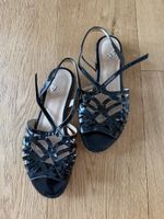 Damensandale schwarz Grösse 38 guter Zustand