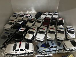 Sammlung Polizei-Modellautos Konvolut