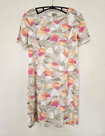 Elegantes Sommerkleid Grösse 42/XL – handgemacht