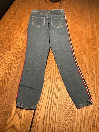 Damen Jeans Hose mit Streifen