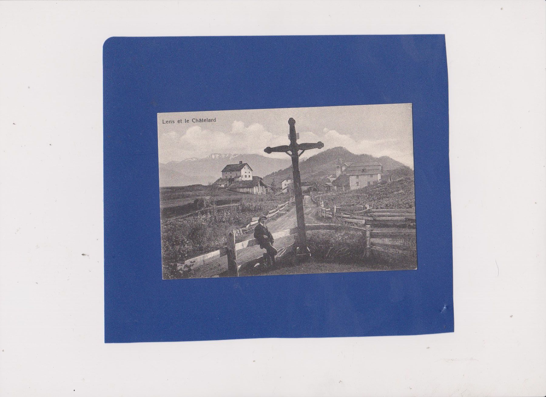 Cartes postales: Carte postale Lens et le Châtelard Valais animée – D'occasion à Bex par Canouille