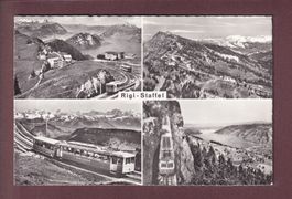 RIGI-STAFFEL - 4 Bilder - Bahn - 1964