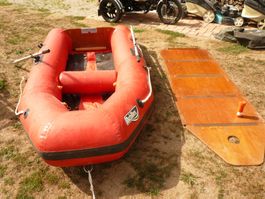SCHLAUCHBOOT ACHILLES MIT 2PS HONDA MOTOR CA. 3,0 X 1,25 m