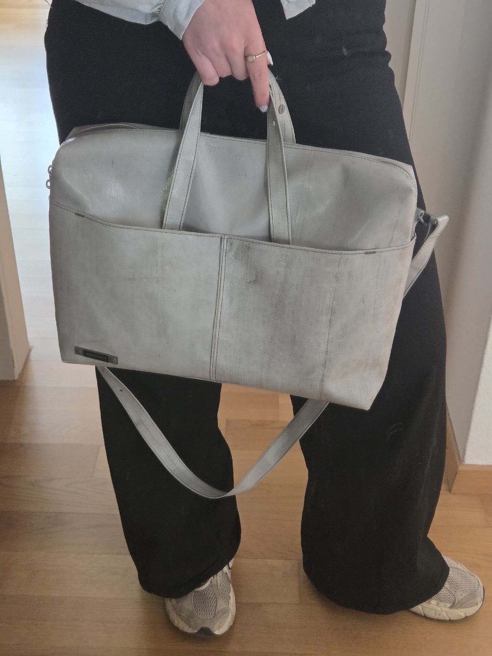 Freitag Borse da donna: FREITAG R523 Hoffmann grau – Usato da Auslikon venduto da lavendelblue 6