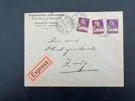 Expressbrief selten 1919 Amtsbrief     (G206)