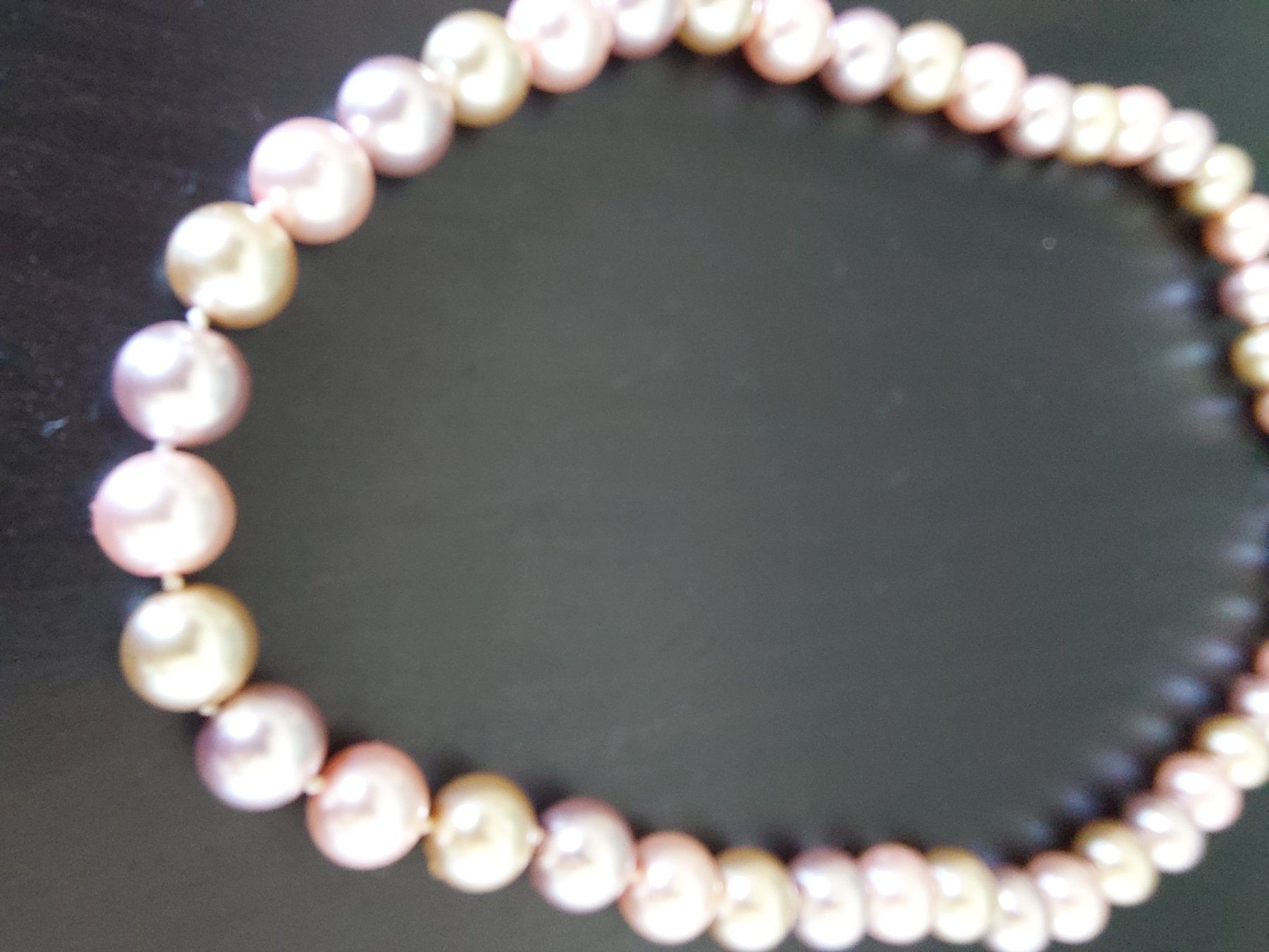 Perle (finte): 1x Halskette aus Muschelkernperlen – Usato da Horgen venduto da zur_jq85 6