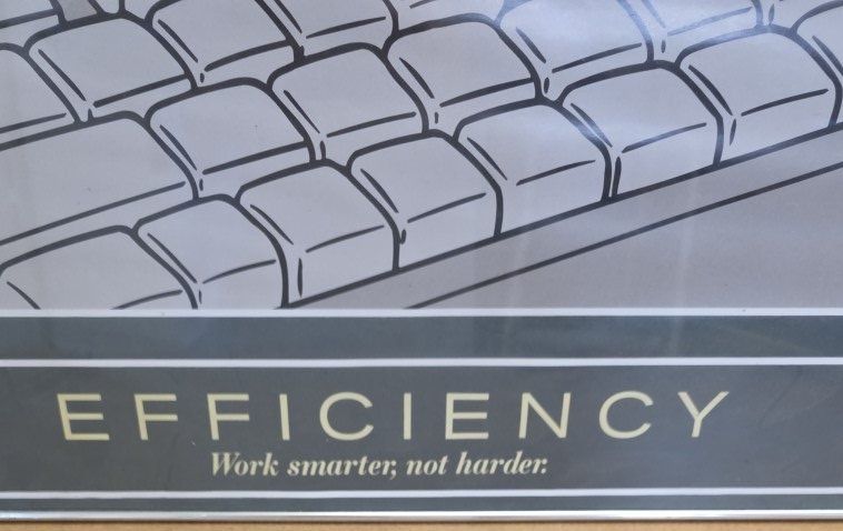 Poster & Bilder: Die Simpsons Poster gerahmt - Homer "Efficiency" – Gebraucht aus Flums von Flumsantik 1