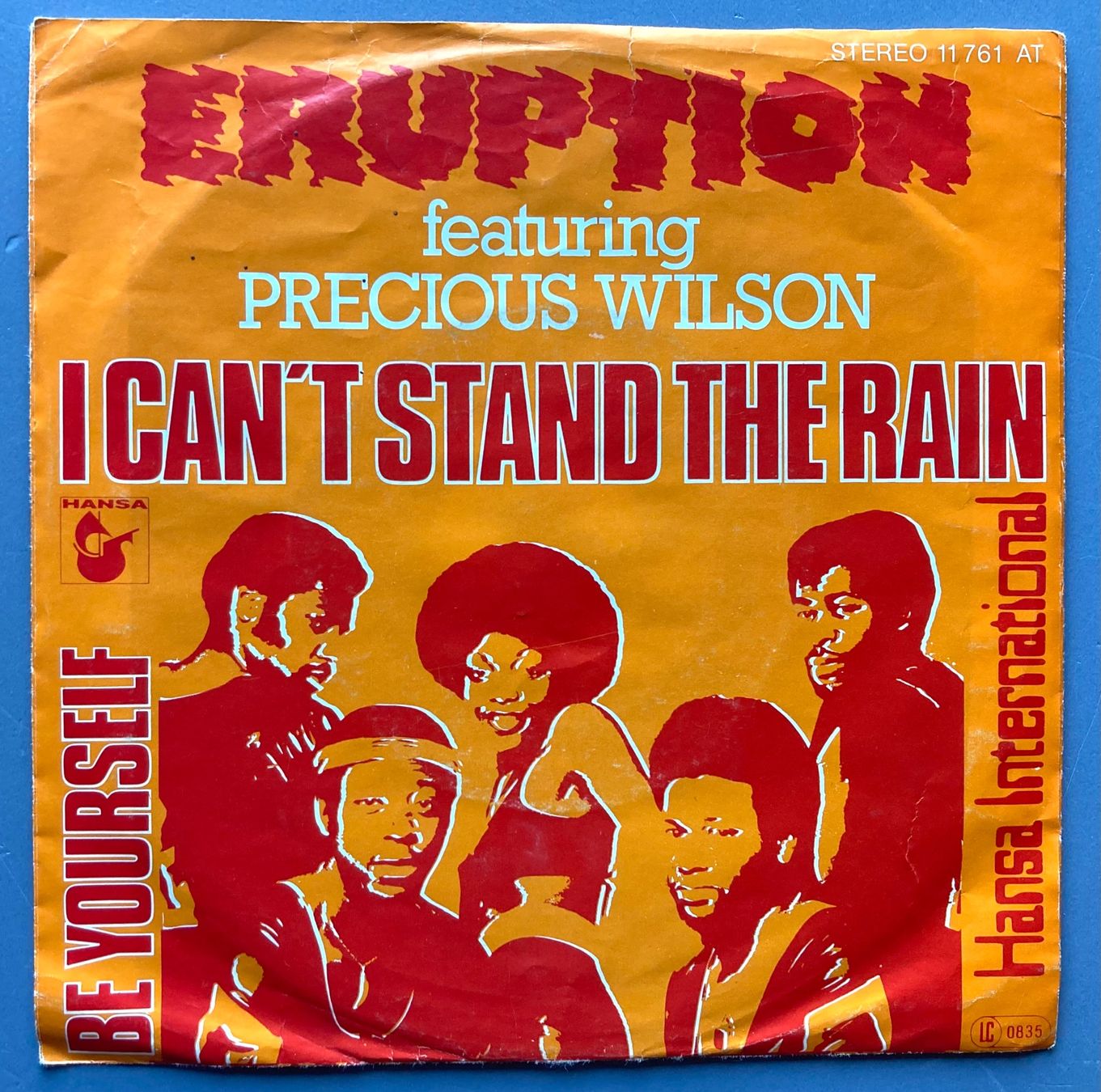 Dischi in vinile: ERUPTION FEATURING PRECIOUS WILSON - I CAN'T STAND THE RAIN – Usato da Poliez-Pittet venduto da Newtown-Records 1