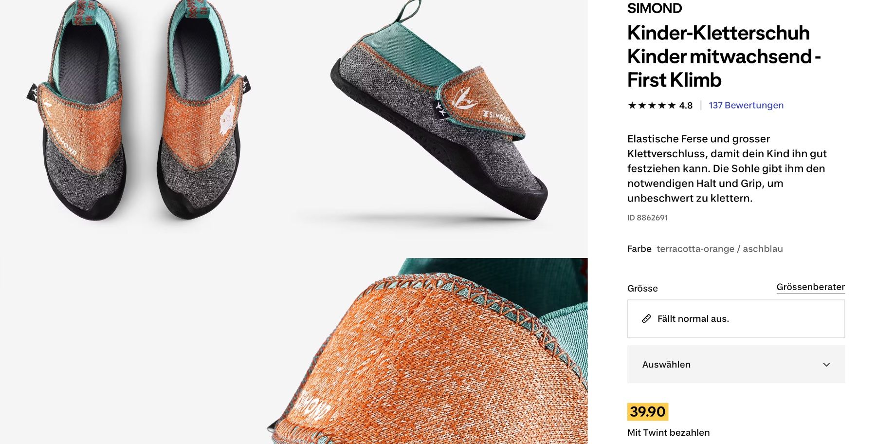Herrenschuhe: SIMOND "FIRST KLIMB" Kletterschuhe für Kinder – Gebraucht aus Zürich von missmodernage 9