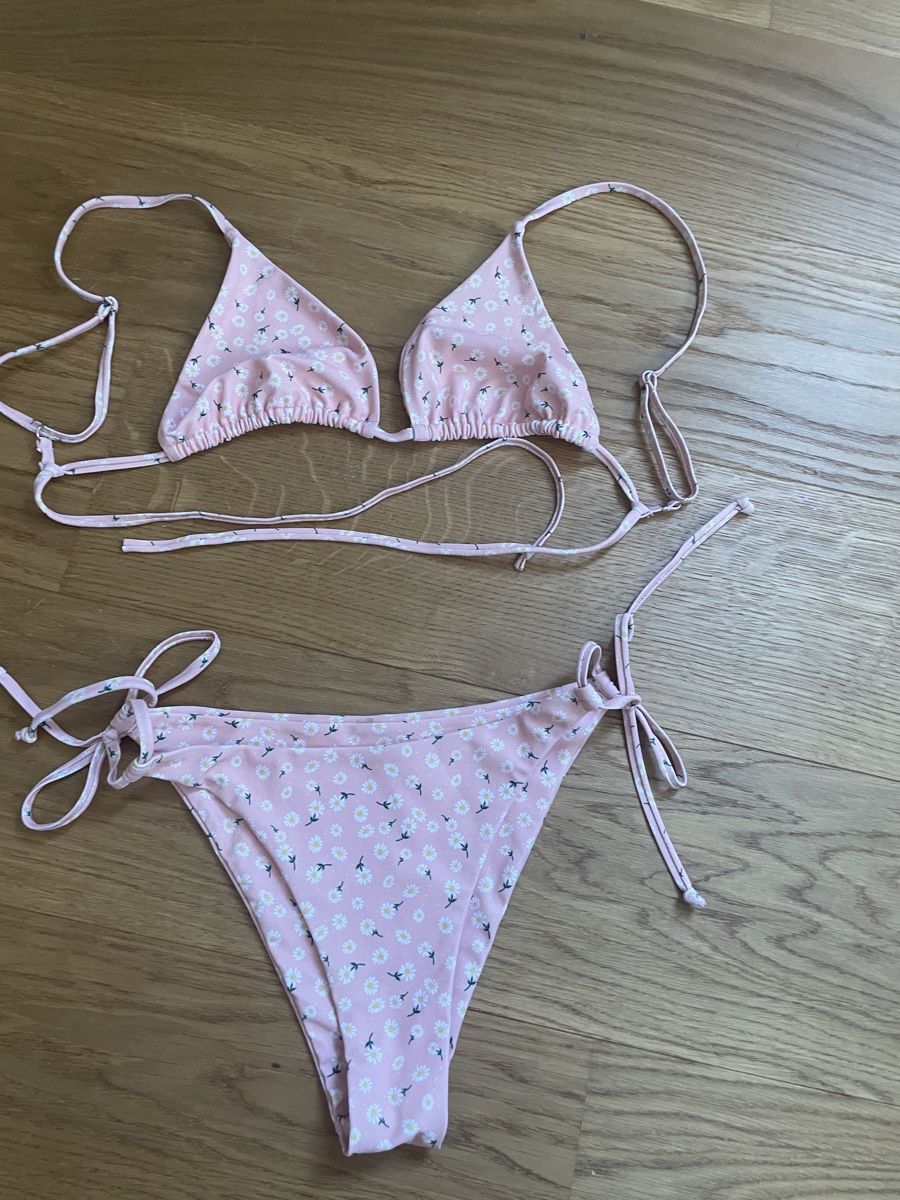 Costumi da bagno & Bikini: Zaful Bikini mit Blumenmuster, Grösse S, Rosa – Nuovo (secondo la descrizione) da Zürich venduto da M500ZH
