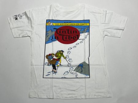 Vintage 90s T-Shirt Tintin Double Print New Sz XS