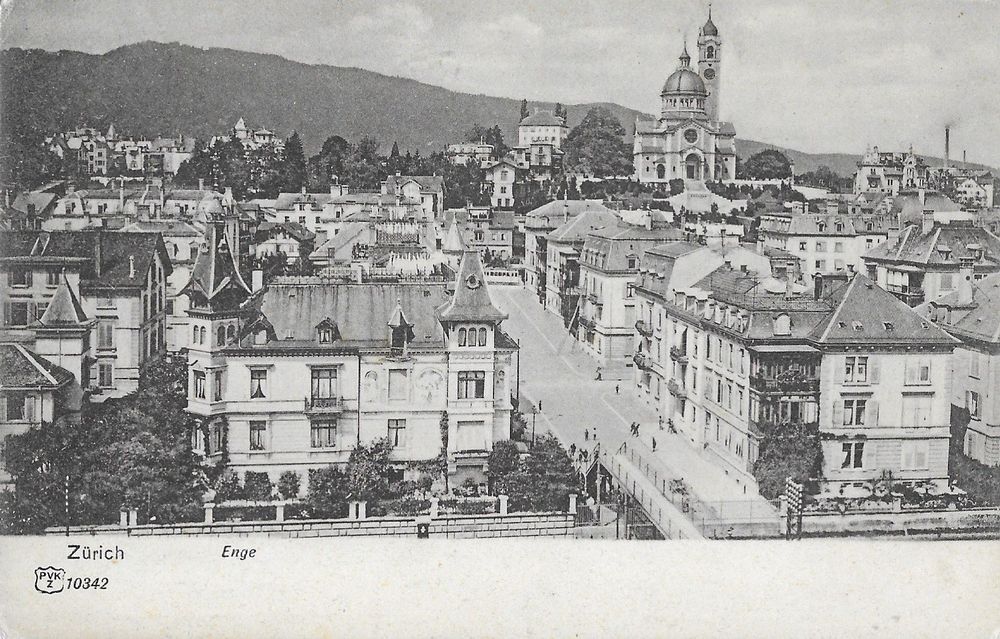Karte Zürich (Enge 1907) (Gebraucht) in Zürich für CHF 4 – mit ...