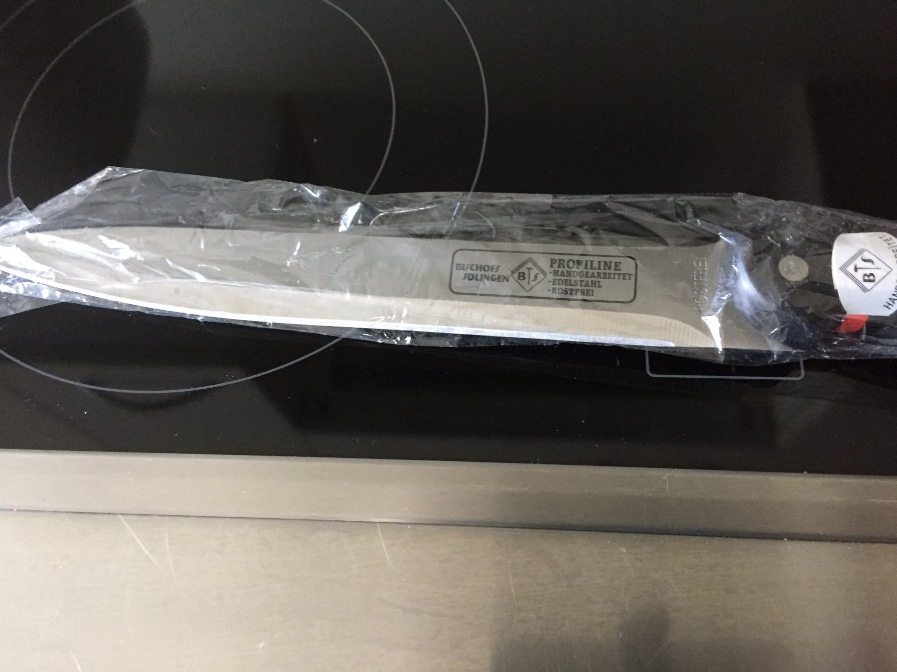 Solingen Coltelli da cucina: Bischoff Solingen Profi Line Meser – Nuovo e nell'imballaggio originale da Winterthur venduto da delfin1314