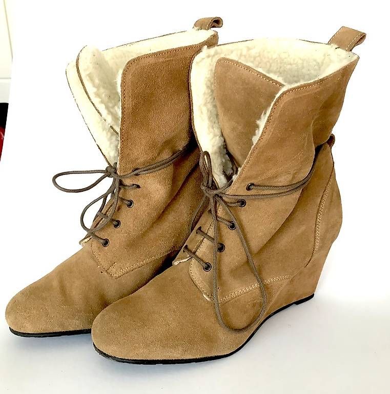 Caroll Damenschuhe: Bottines fourrées compensées Caroll taille 40 – Gebraucht aus Gilly von FlorenceGill