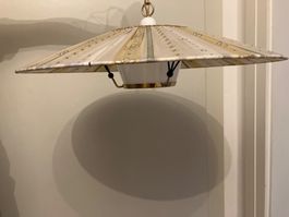 Vintage Hängelampe Deckenlampe, 50er Jahre Style