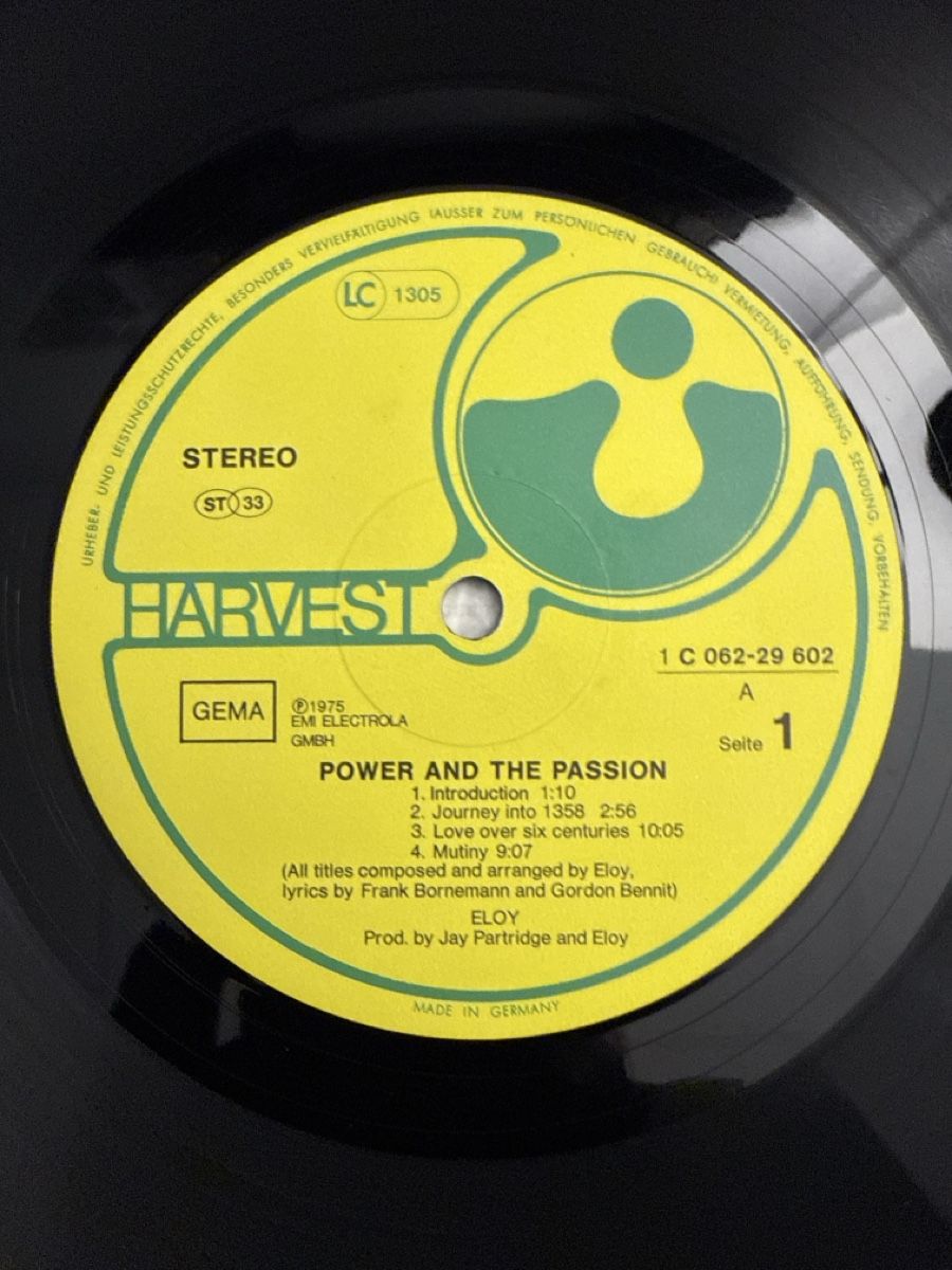 Schallplatten: Eloy - Power And The Passion / DE 1975 – Gebraucht aus Delémont von Studio_du_soleil 1