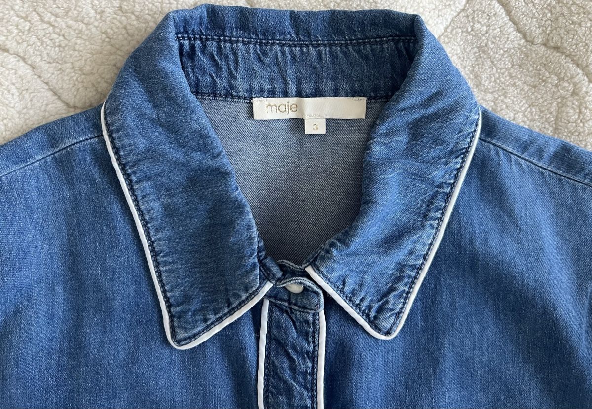 Blusen: Maje Jeanshemd blau Grösse 3 – Gebraucht aus Uster von Family_Boutique 2