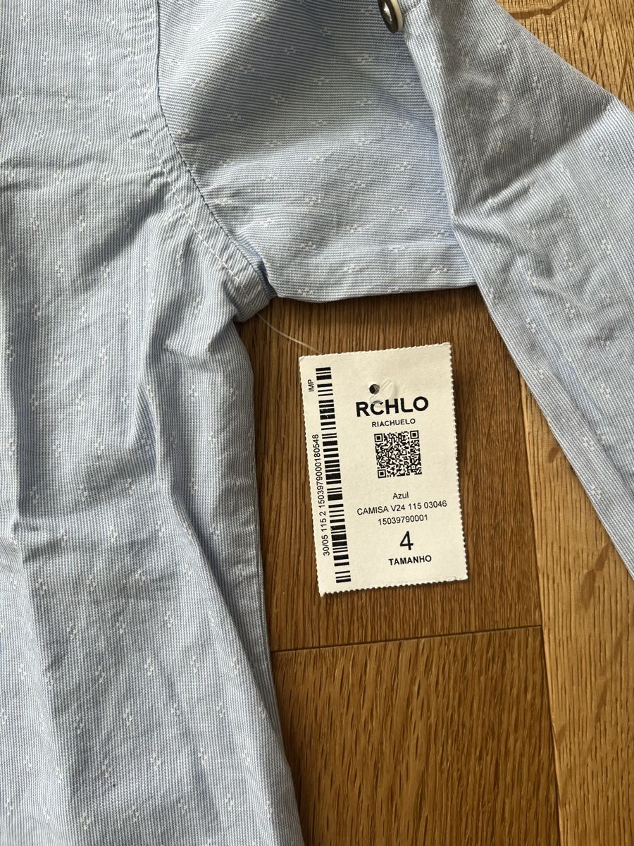 Hemden, T-Shirts & Polos: Kinder Hemd, Gr. 104 – Neu und originalverpackt aus Interlaken von fbnscl 2