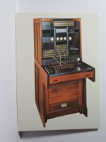 Bildpostk. , ZB - Universalschrank Hasler - Telefonzentrale
