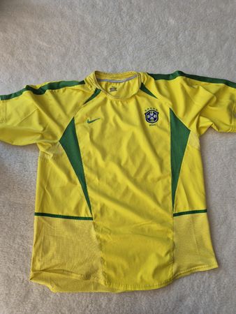 Original Nike Brasil Trikot Gelb/Grün – Grösse XL – 5 Sterne