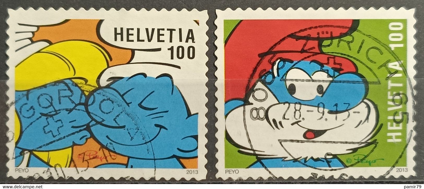 Tutti i francobolli: 2013 die Schlümpfe Top Stempel – Usato da Dübendorf venduto da goeggi79