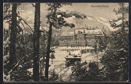 St. Moritz, Hotel Suvretta House mit Umg