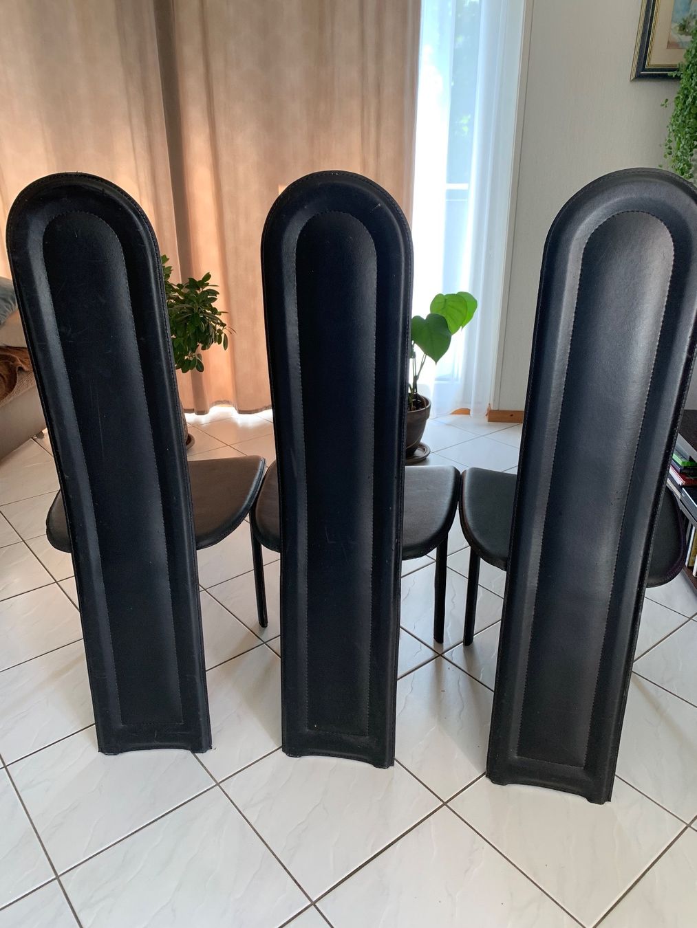 Pfister Sedie: 3 Chaises design cuir – Usato da Renens VD venduto da AS2COEUR 1