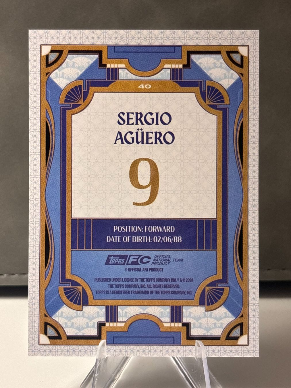 2024 SERGIO AGUERO /250 TOPPS Argentina Team Set (Neu (gemäss ...