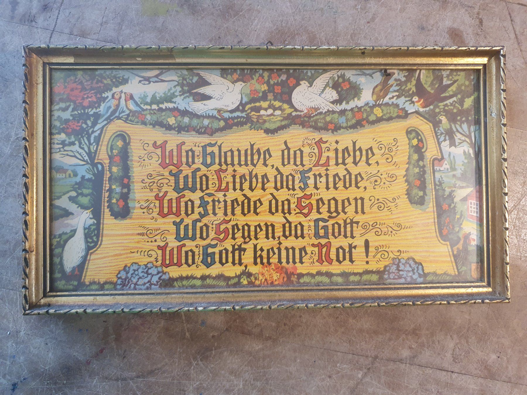 Foto & Immagini: Biblische Spruchtafel – Usato da Zürich venduto da loosebone