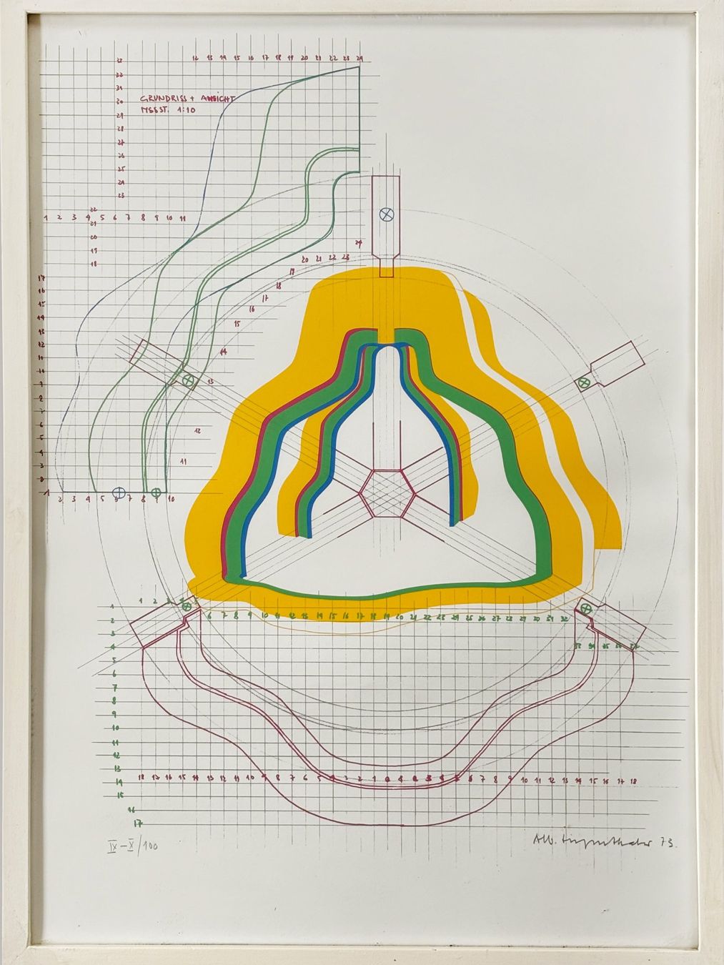 Grafiken & Lithographien: Serigrafie Albert Siegenthaler, 1973 – Gebraucht aus Zürich von vitty 1