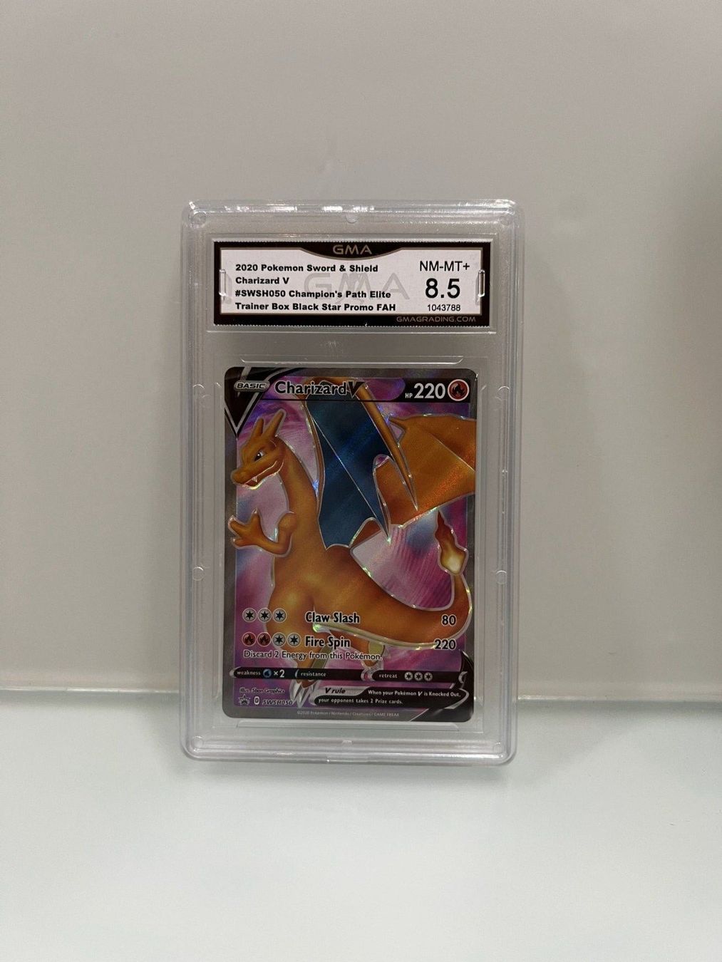 Pokémon Sammelbilder & Trading cards: Charizard V Champion's Path - Graded 8.5 MN- Mint+ Promo – Gebraucht aus Canobbio von Polimind
