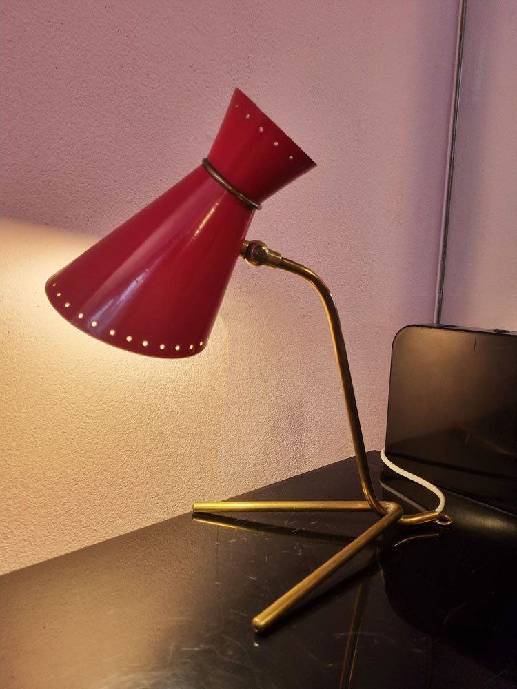 Lampen: lampe cocotte rouge en laiton – Gebraucht aus vevey von komulainen