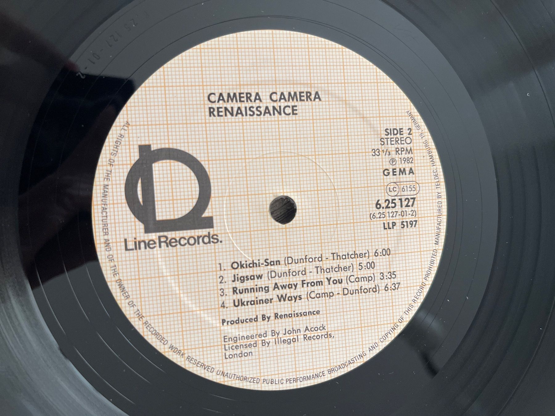 Dischi in vinile: A330/Renaissance - Camera Camera – Usato da Frutigen venduto da Philippe_jsp 2