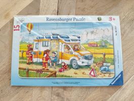 Ravensburger Puzzle 15 Teile - Krankenwagen im Einsatz