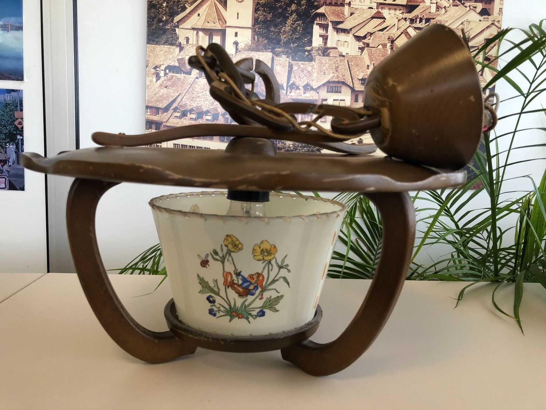 Lampade: Lampe- antik- 60-70 Jahre alt – Usato da Brügg BE venduto da better14 1
