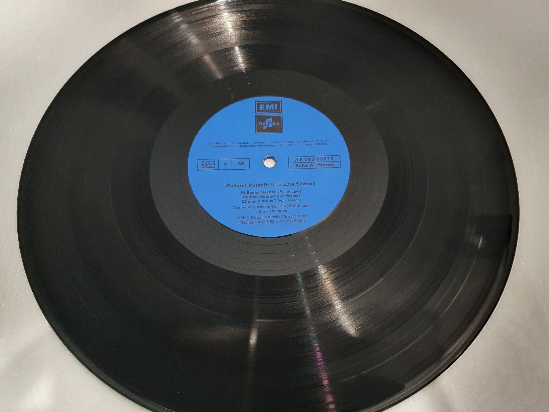 Schallplatten: Cabaret Rotstift – In Sache Sächeli – Gebraucht aus Uster von Vinyl-Leidenschaft 2