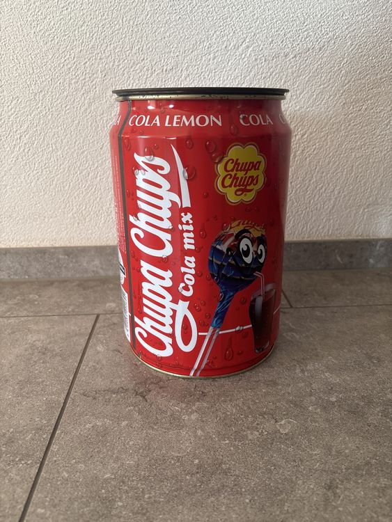 Coca Cola Spardose Aus Blech – Wiederverwendbar, Mit Strohhalmhalter, 23 Cm Hoch